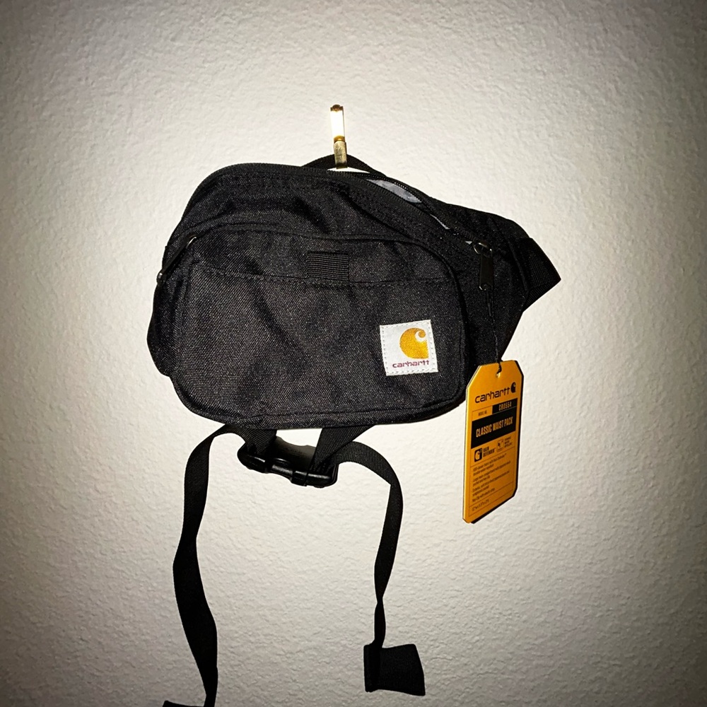 Carhartt Black Belt Bag Durable and Utilitarian